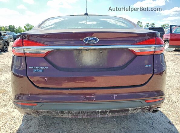 3FA6P0H76HR200776 2017 FORD FUSION Purple Հետևի տեսք