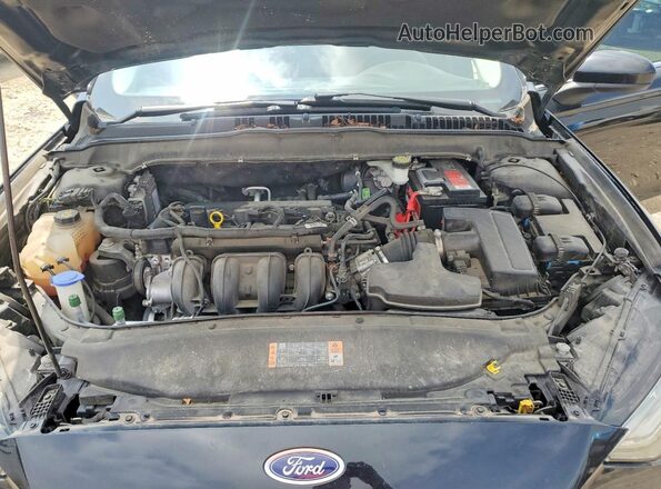 3FA6P0H76HR229257 2017 FORD FUSION Black უკანა სალონის ხედი