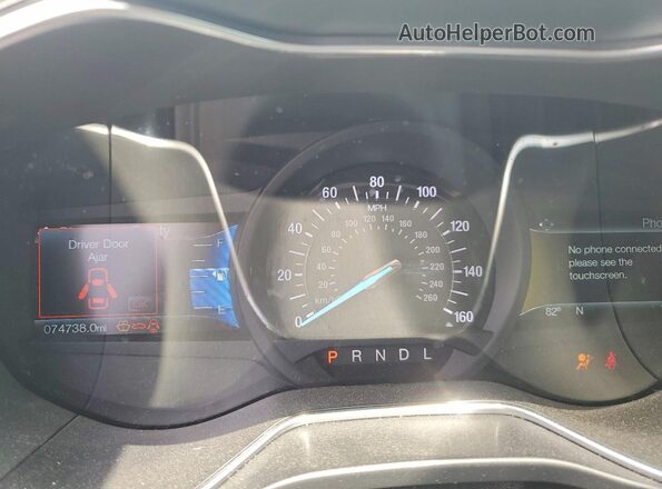 3FA6P0H76HR229257 2017 FORD FUSION Black ხელსაწყოთა პანელის ხედი