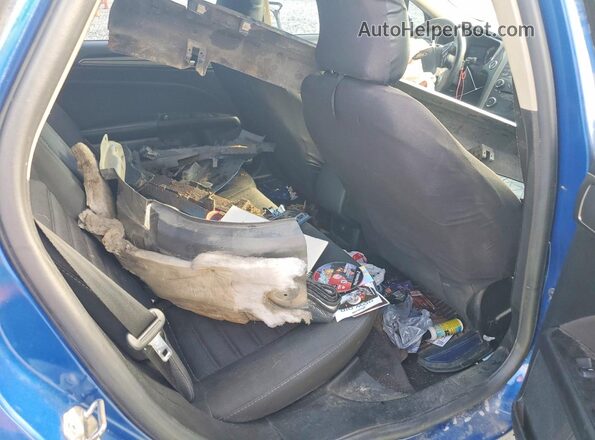 3FA6P0H76HR319220 2017 FORD FUSION Blue Rear seats view