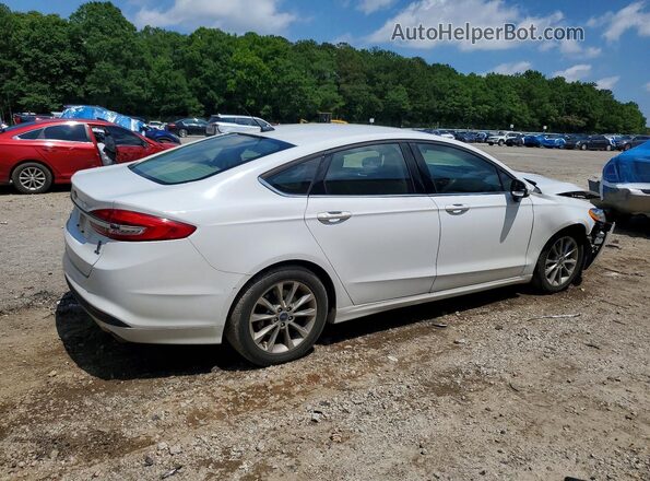 3FA6P0H76HR375111 2017 FORD FUSION White Задня права чверть
