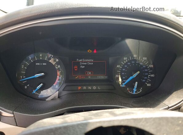 3FA6P0H76HR375111 2017 FORD FUSION White Вид щитка приладів