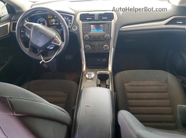 3FA6P0H76HR383306 2017 FORD FUSION White Widok deski rozdzielczej