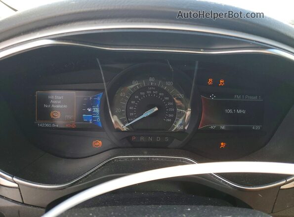3FA6P0H77GR139792 2016 FORD FUSION Silver ხელსაწყოთა პანელის ხედი