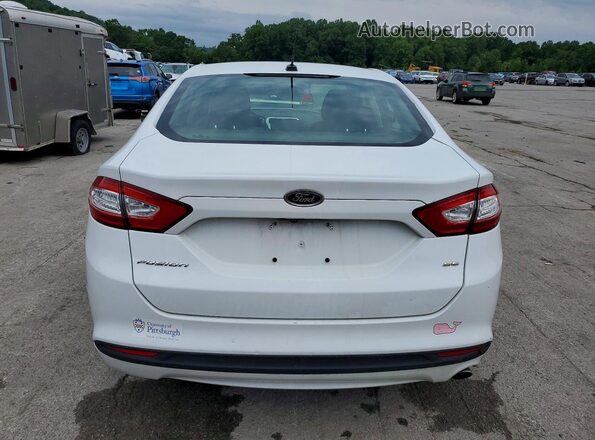 3FA6P0H77GR141719 2016 FORD FUSION Белый Вид сзади