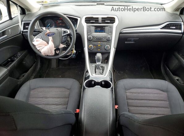 3FA6P0H77GR141719 2016 FORD FUSION Белый Вид панели приборов
