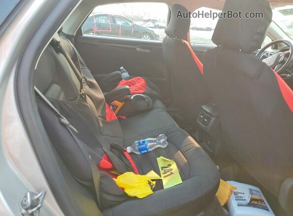 3FA6P0H77GR167169 2016 FORD FUSION Серебряный Вид задних сидений