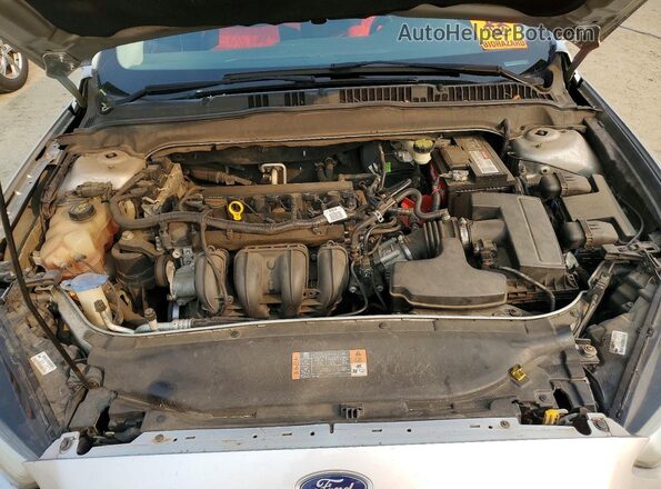 3FA6P0H77GR167169 2016 FORD FUSION Серебряный Вид задней части салона