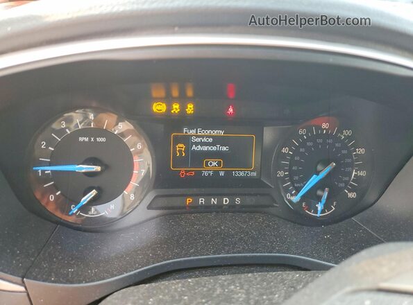 3FA6P0H77GR167169 2016 FORD FUSION Серебряный Вид щитка приборов