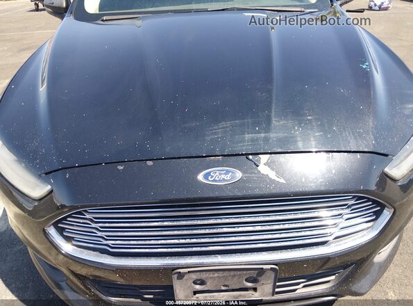 3FA6P0H77GR195120 2016 FORD FUSION Black Rear view