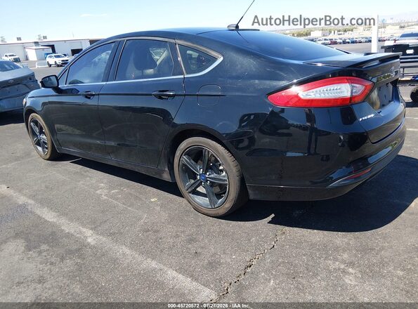 3FA6P0H77GR195120 2016 FORD FUSION Black Rear left