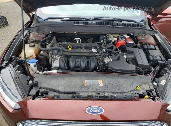 3FA6P0H77GR253114 2016 FORD FUSION Brown Widok wnętrza z tyłu