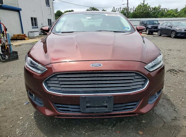 3FA6P0H77GR253114 2016 FORD FUSION Brown Widok z przodu