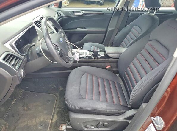 3FA6P0H77GR253114 2016 FORD FUSION Brown Widok wnętrza z przodu