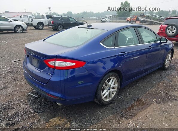 3FA6P0H77GR322948 2016 FORD FUSION Blue Задня права чверть
