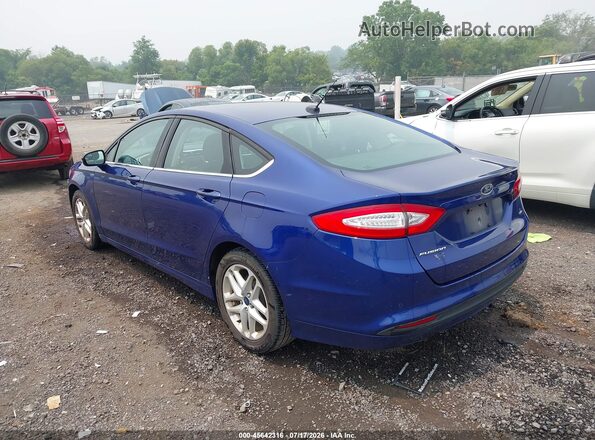 3FA6P0H77GR322948 2016 FORD FUSION Blue Задня ліва чверть