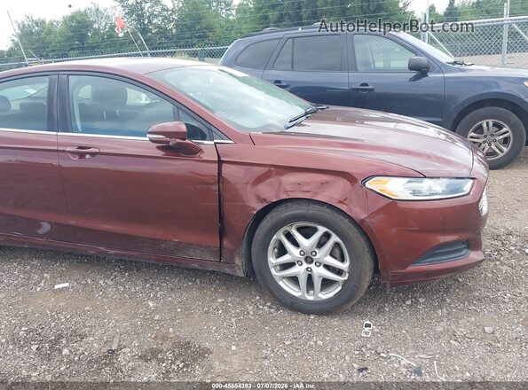 3FA6P0H77GR353441 2016 FORD FUSION Maroon Vista frontal