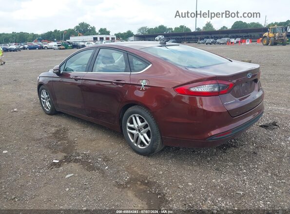 3FA6P0H77GR353441 2016 FORD FUSION Maroon Trasero izquierdo