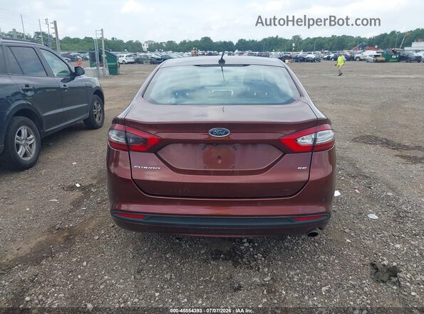 3FA6P0H77GR353441 2016 FORD FUSION Maroon 