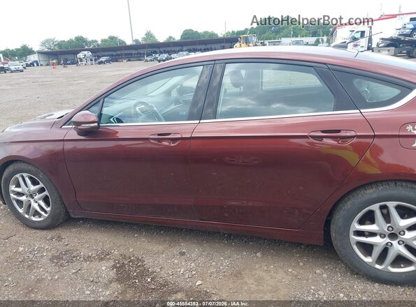 3FA6P0H77GR353441 2016 FORD FUSION Maroon Vista interior de 360 grados