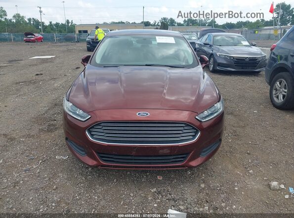 3FA6P0H77GR353441 2016 FORD FUSION Maroon Vista del cuadro de instrumentos