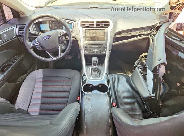 3FA6P0H77GR363466 2016 FORD FUSION Black Vista del salpicadero