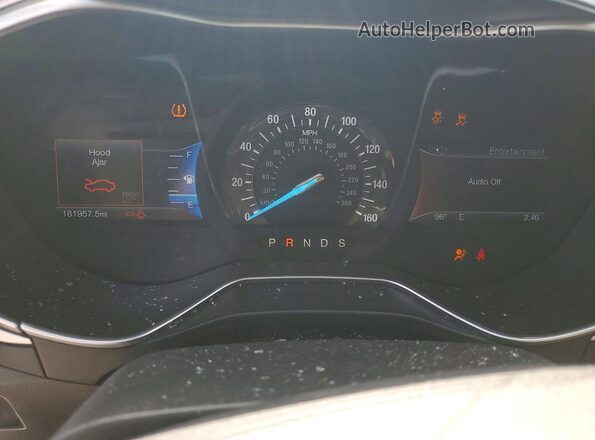 3FA6P0H77GR377366 2016 FORD FUSION Silver Vista del cuadro de instrumentos