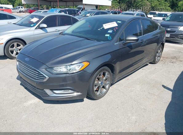 3FA6P0H77HR159946 2017 FORD FUSION Gray Front left