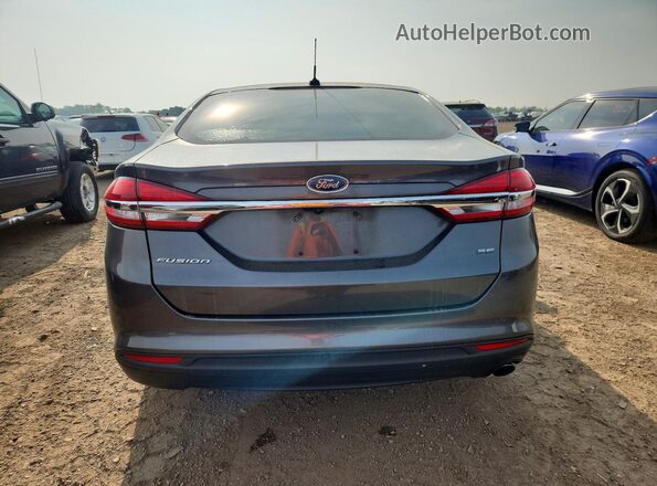 3FA6P0H77HR182370 2017 FORD FUSION Серый Вид сзади