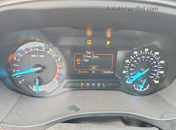 3FA6P0H77HR214945 2017 FORD FUSION Черный Вид щитка приборов