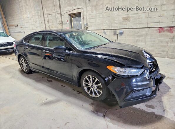 3FA6P0H77HR393875 2017 FORD FUSION Black წინა მარჯვენა