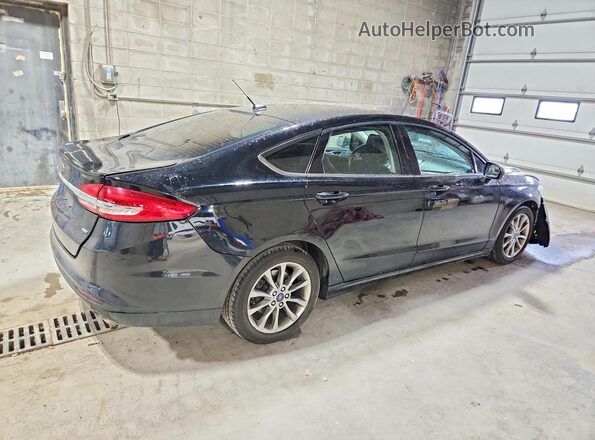 3FA6P0H77HR393875 2017 FORD FUSION Black უკანა მარჯვენა
