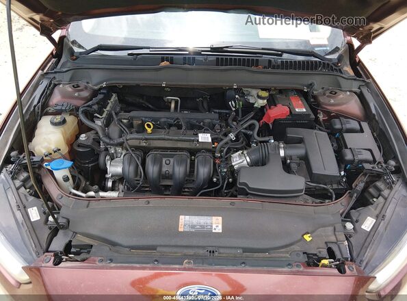 3FA6P0H78GR273968 2016 FORD FUSION Burgundy Rear view