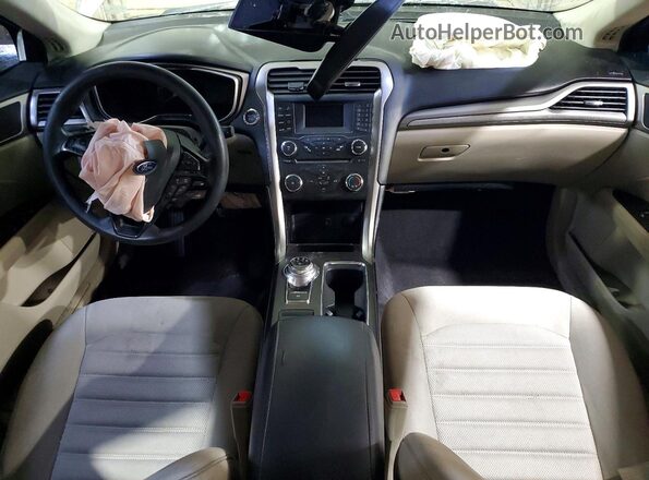 3FA6P0H78HR369956 2017 FORD FUSION Gray Widok deski rozdzielczej
