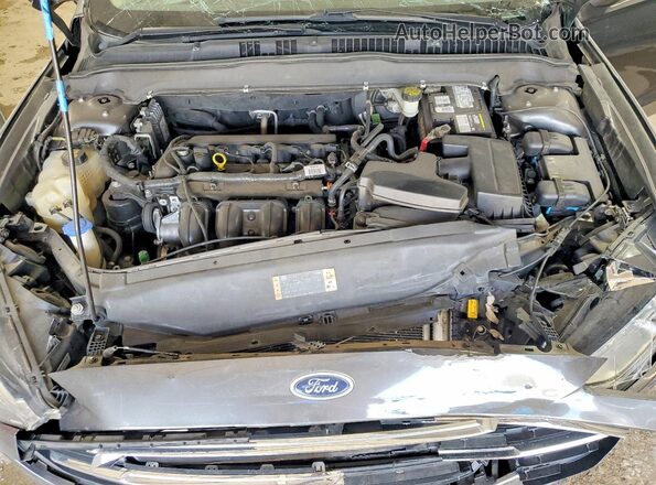 3FA6P0H78HR369956 2017 FORD FUSION Gray Widok wnętrza z tyłu