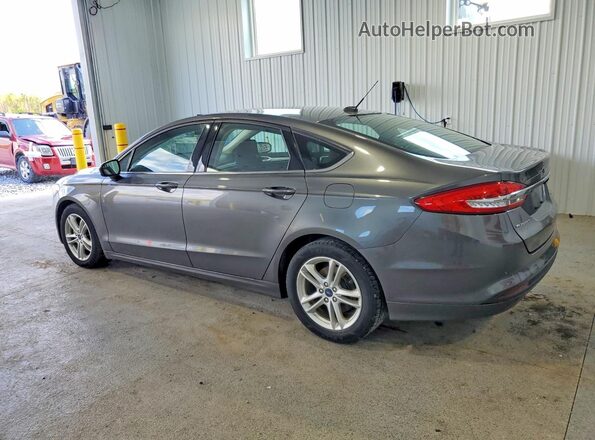 3FA6P0H78JR225510 2018 FORD FUSION Серый Задняя левая четверть