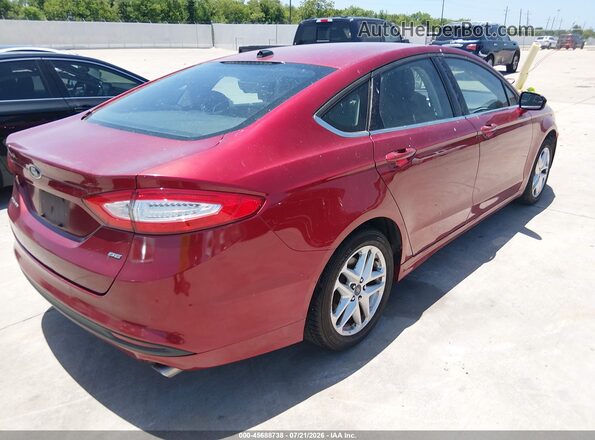 3FA6P0H79GR104901 2016 FORD FUSION Красный Задняя правая четверть
