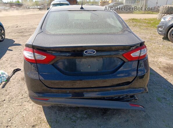 3FA6P0H79GR139518 2016 FORD FUSION Black Rear view