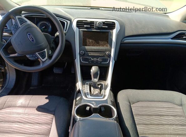 3FA6P0H79GR139518 2016 FORD FUSION Black Dashboard view