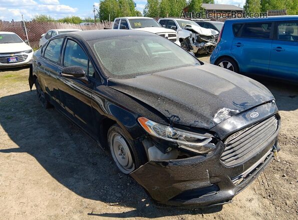 3FA6P0H79GR139518 2016 FORD FUSION Black Front right
