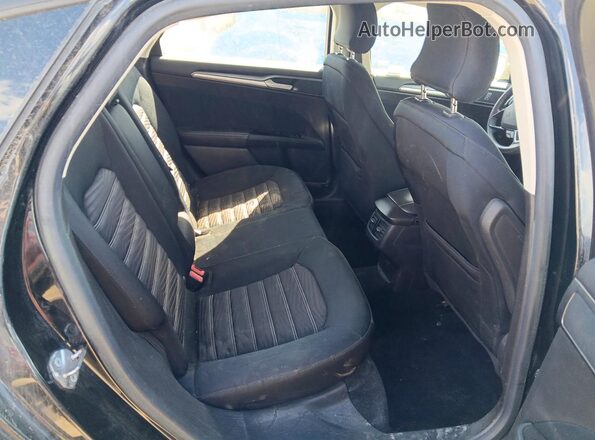 3FA6P0H79GR139518 2016 FORD FUSION Black Rear seats view