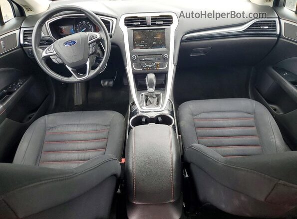 3FA6P0H79GR140863 2016 FORD FUSION Серебряный Вид панели приборов