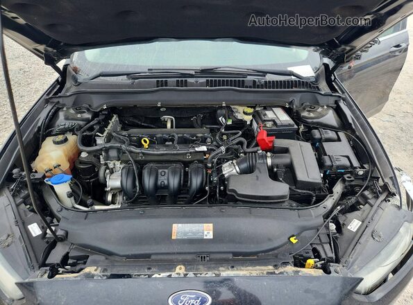 3FA6P0H79GR147361 2016 FORD FUSION Black Սալոնի հետևի տեսք