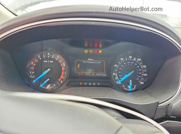 3FA6P0H79GR147361 2016 FORD FUSION Black Սարքավորումների վահանակի տեսք