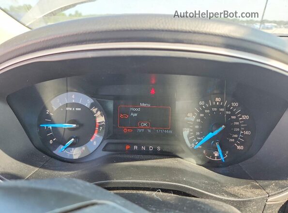 3FA6P0H79GR161423 2016 FORD FUSION Tan Вид щитка приладів