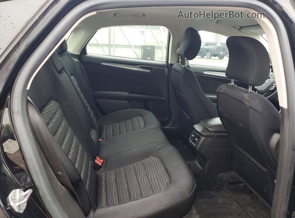 3FA6P0H79GR209969 2016 FORD FUSION Black უკანა სავარძლების ხედი