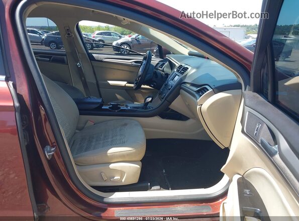 3FA6P0H79GR221488 2016 FORD FUSION Orange წინა სალონის ხედი