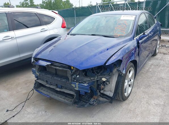 3FA6P0H79GR222950 2016 FORD FUSION Blue წინა ხედი