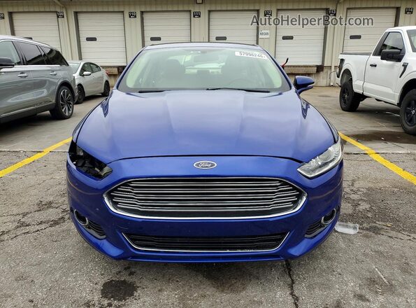 3FA6P0H79GR242227 2016 FORD FUSION Blue Vista frontal