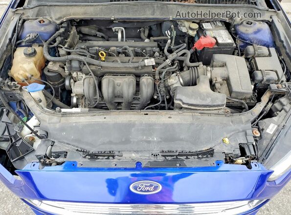 3FA6P0H79GR242227 2016 FORD FUSION Blue Vista interior trasera
